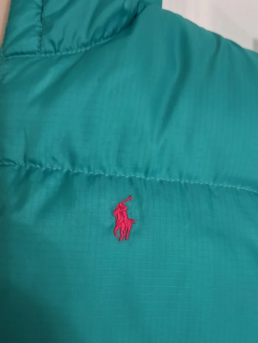 Ralph Lauren Teal Green Puffer Coat